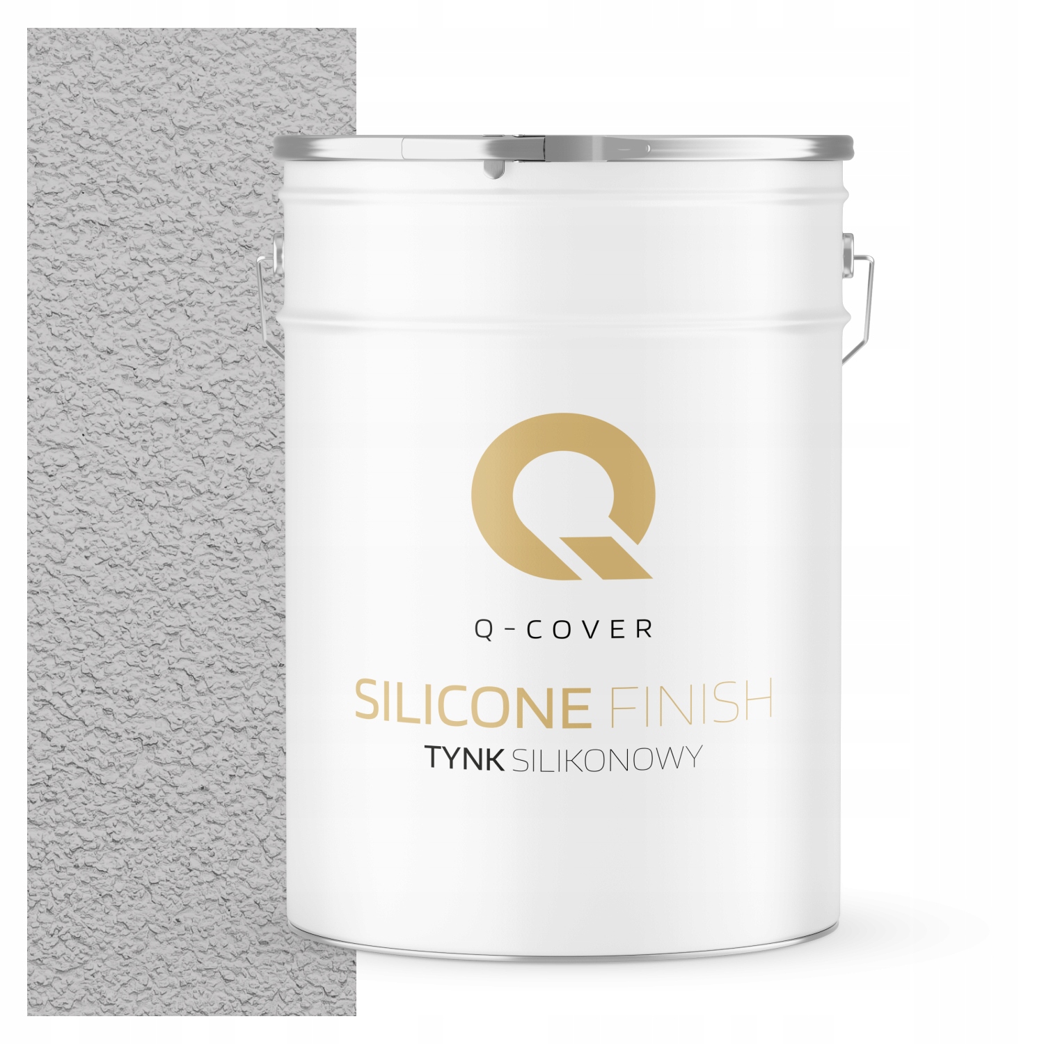 Fasádní Silikonová Omítka Šedá Světlá 25 Kg Beránek Granulace 1.5 mm F262