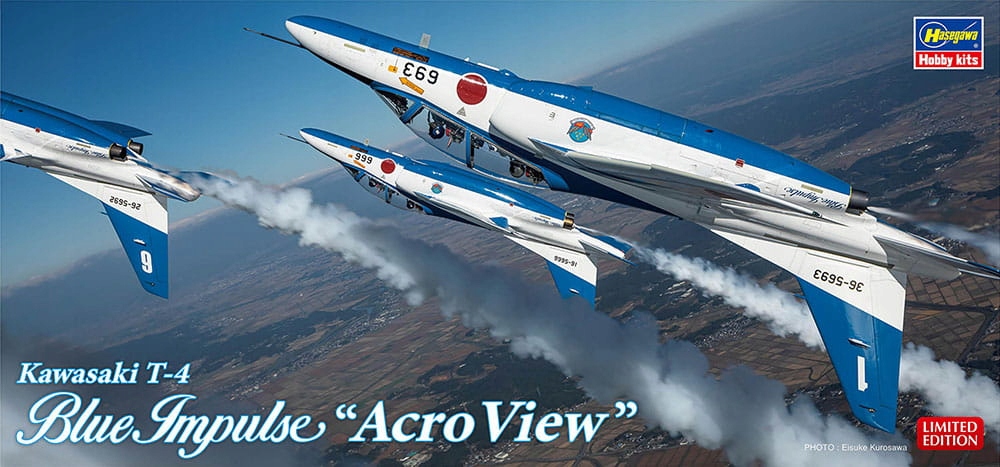 Kawasaki T-4 Blue Impulse Acro View 1:72 Hasegawa SP593
