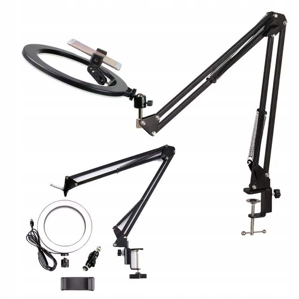 LAMPA LED DO ZDJĘĆ STATYW RING UCHWYT DO TELEFONU Stan opakowania oryginalne