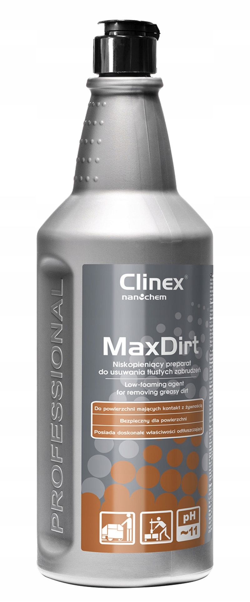CLINEX 4 MaxDirt 1L do tłustych zabrudzeń 77-650