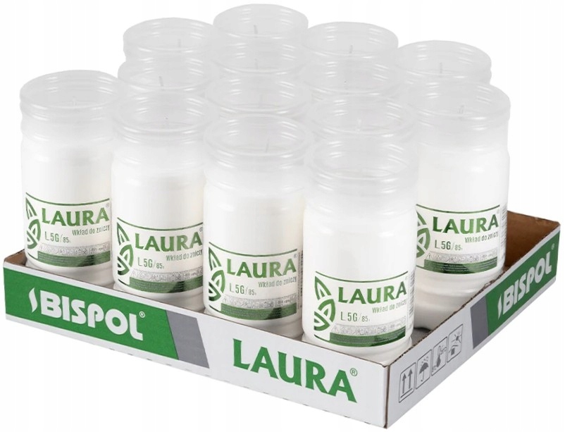 Celoroční Vložky do hřbitovních svíček Parafínové Hřbitovní Svíčka Parafínový Vklad Svíčka 85H