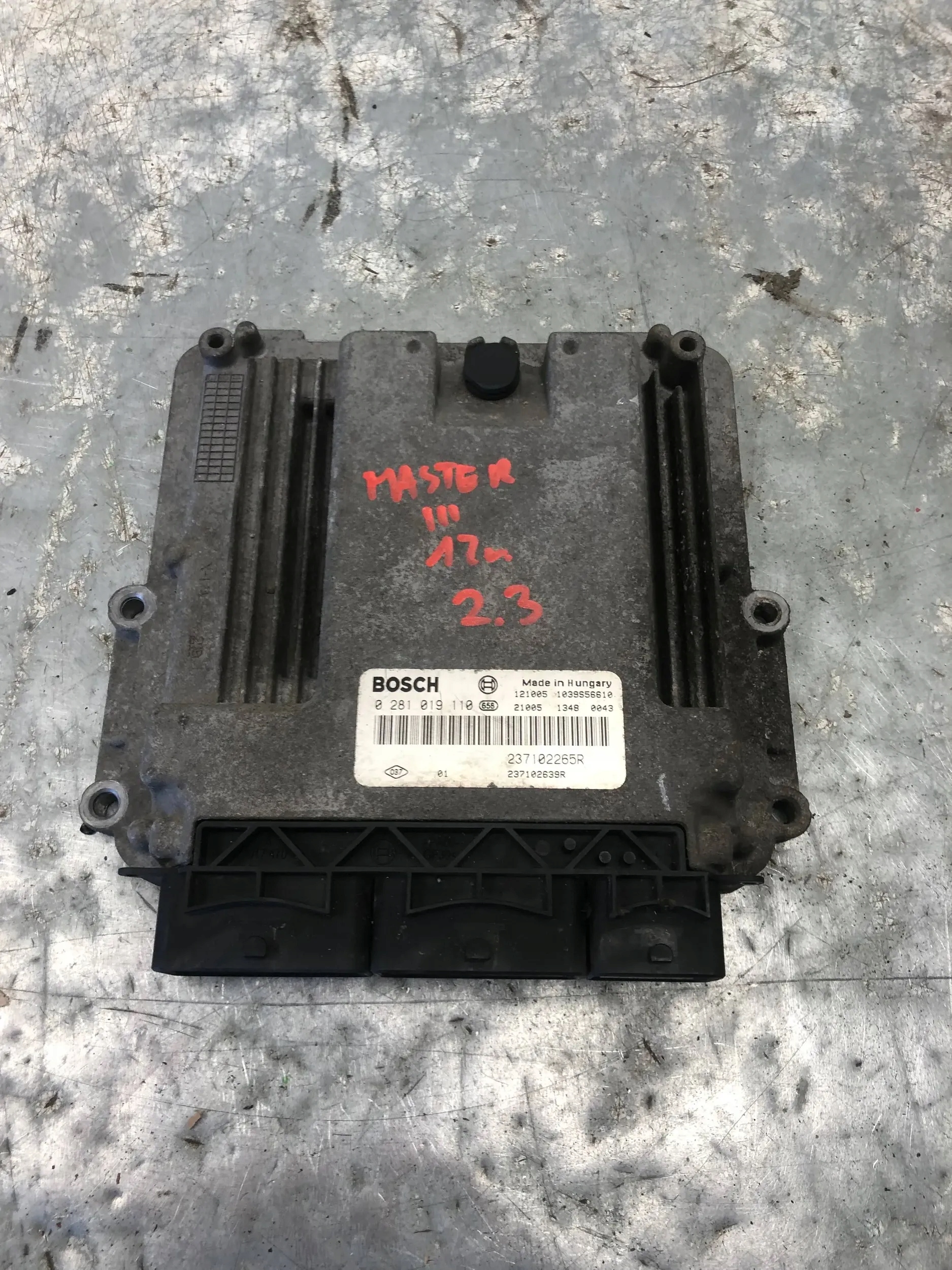 computer Motore 2.3 M9T870 RENAULT MASTER III 237102265R