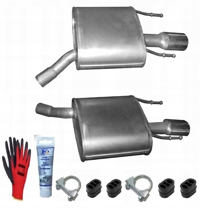 Opel Insignia 1.6i Turbo (od Roku 2008) Tlumič Tlumič Výfuku Levý Pravý bonus