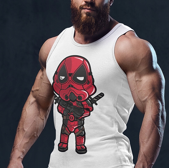 TANK TOP FILMOWE DEADTROOPER Marka inna