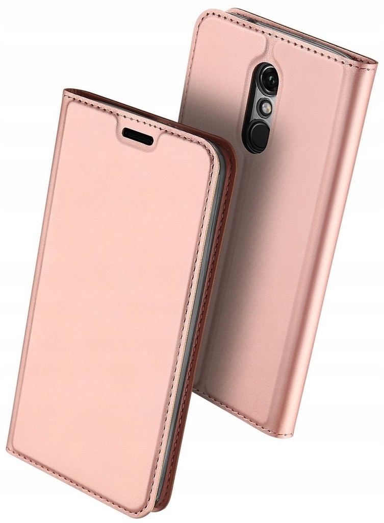 

Etui Z Klapką Na Lg K40 Case Różowy Pokrowiec