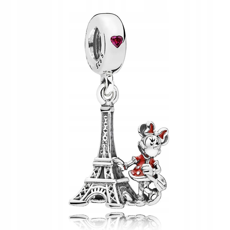 

Zawieszka Charms Myszka Minnie Eiffel