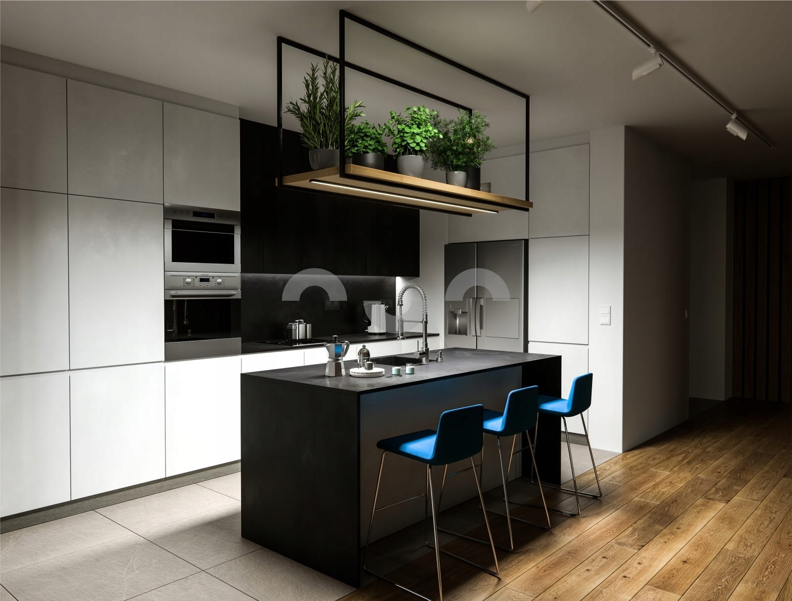 PROFIL LED DUAL 3m SZEROKI NA 2 TAŚMY LED BIAŁY 3M Z KLOSZEM PMMA Marka Lumines lighting