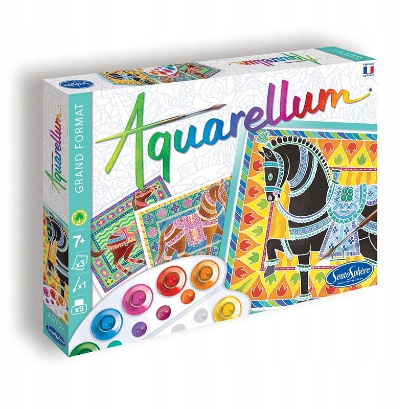 

Aquarellum Konie malowanie akwarelami