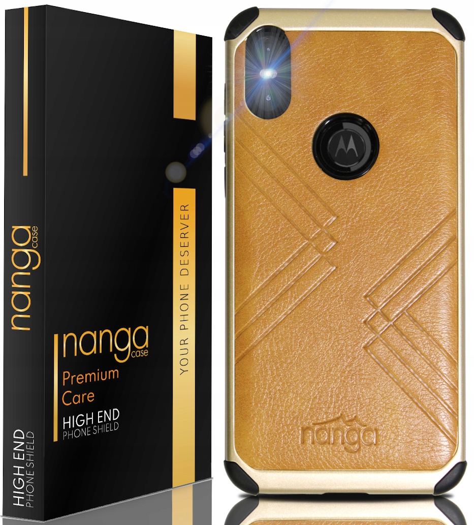 

Etui Skóra Pancerne Biznes Do Motorola One Gold