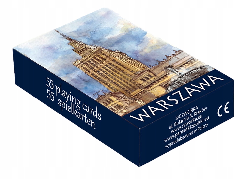 KARTY DO GRY WARSZAWA FOTO 1 TALIA 55szt.