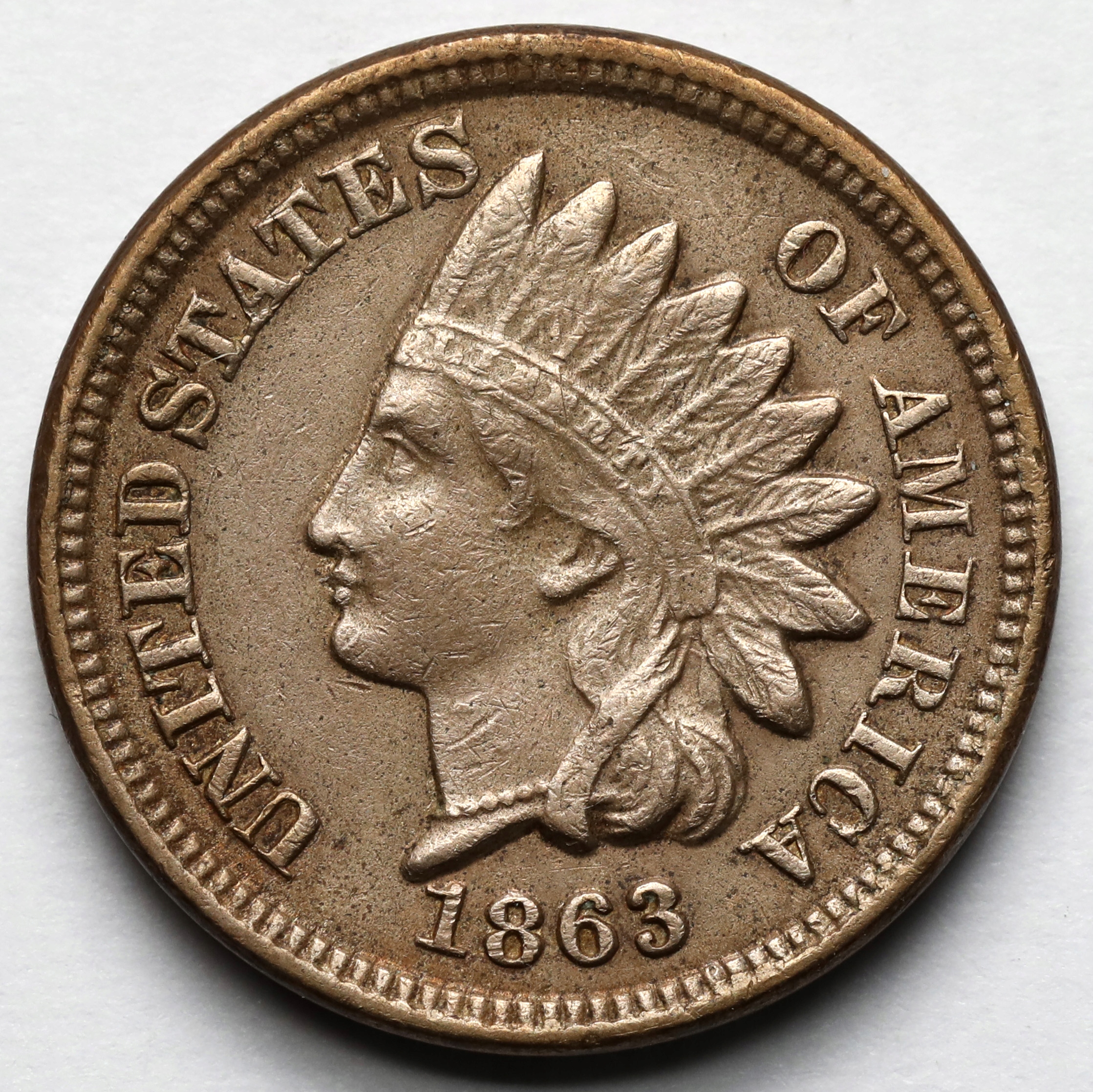 2106. USA, 1 cent 1863