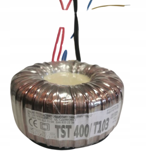 Transformator toroid TST 400/T103 400VA 230/22V 6A