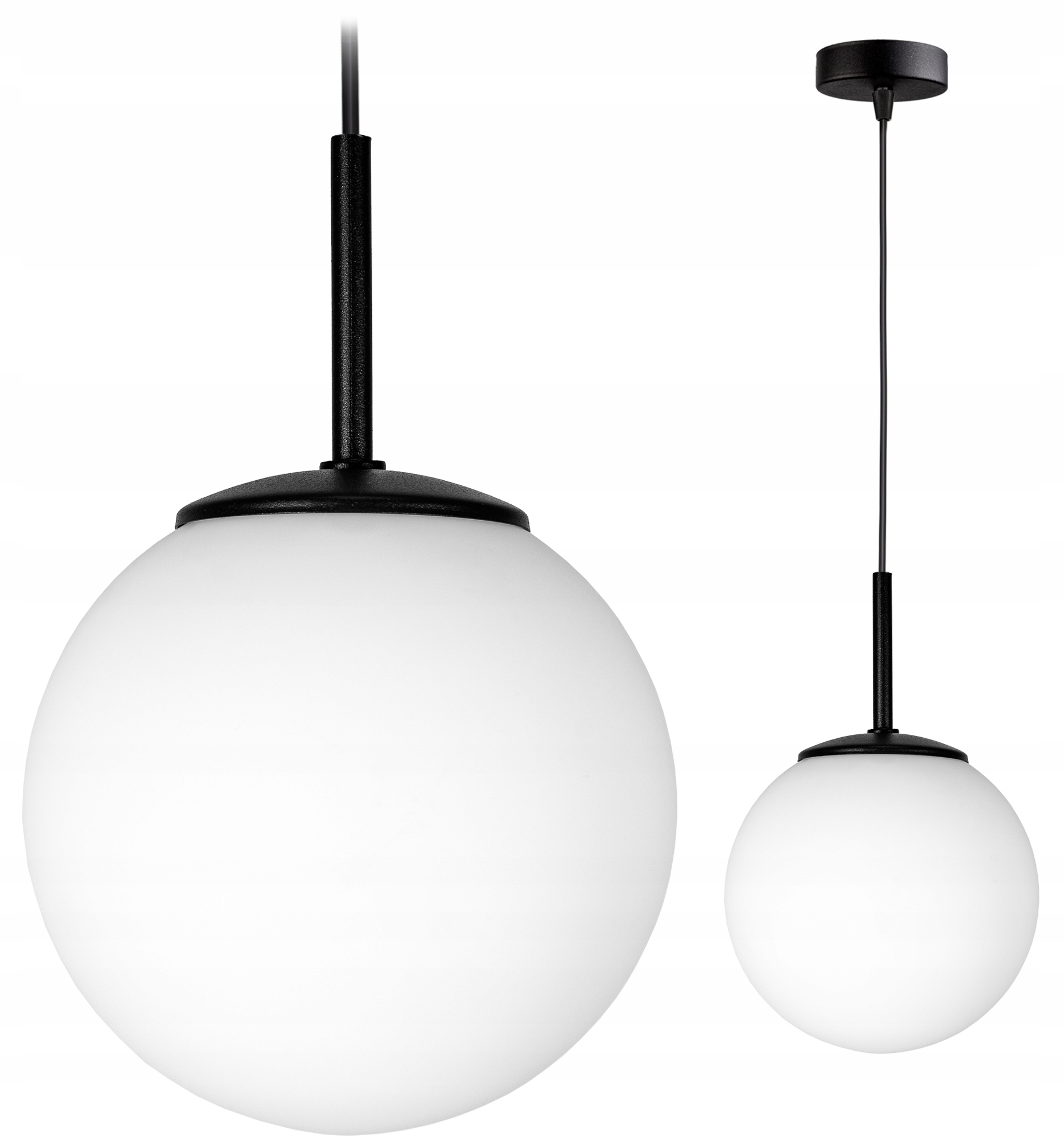 

Szklana Lampa Wisząca Sufitowa Żyrandol Plafon Led