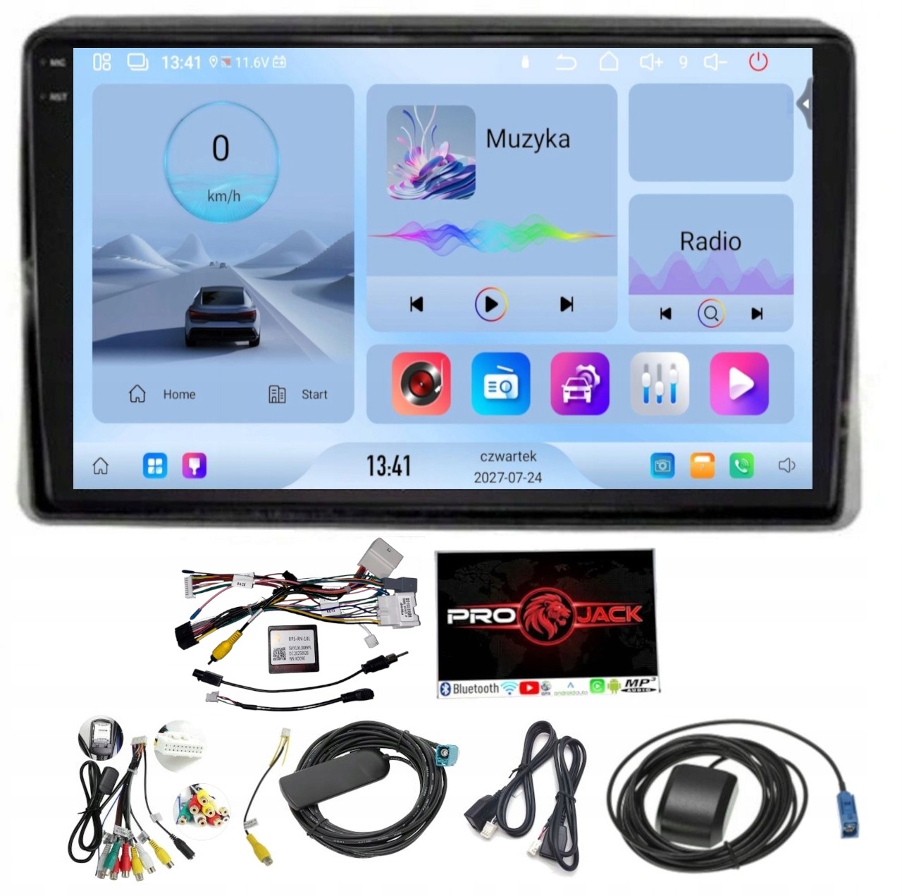 Gps A Android Rádio Renault Master 2019-2023 Carplay Wifi Usb 4GB 64GB Sim
