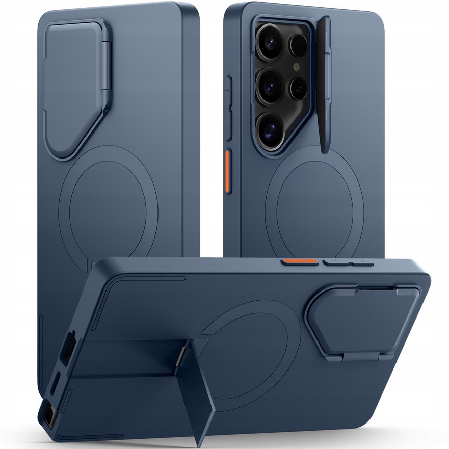 Pouzdro Suritch pro Galaxy S25 Ultra, ochrana fotoaparátu pro MagSafe, stojánek na pouzdro