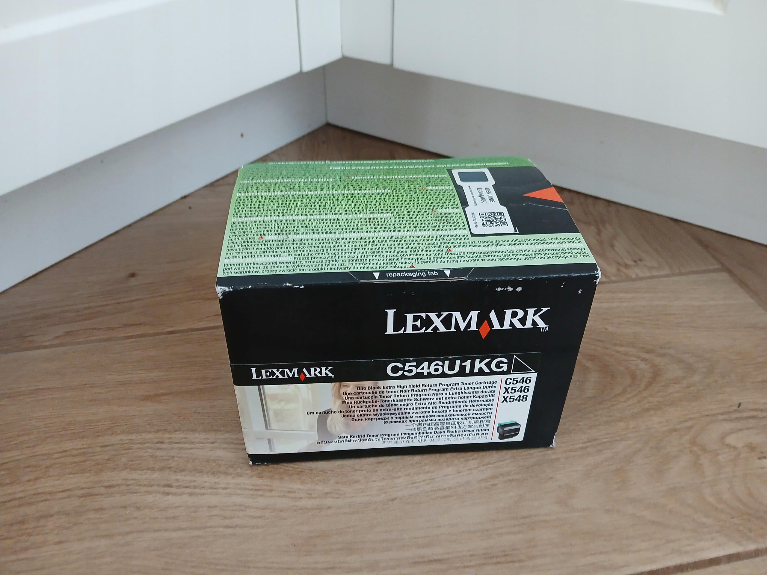 Toner Lexmark C546U1KG čierny Originál C546 X546 X548