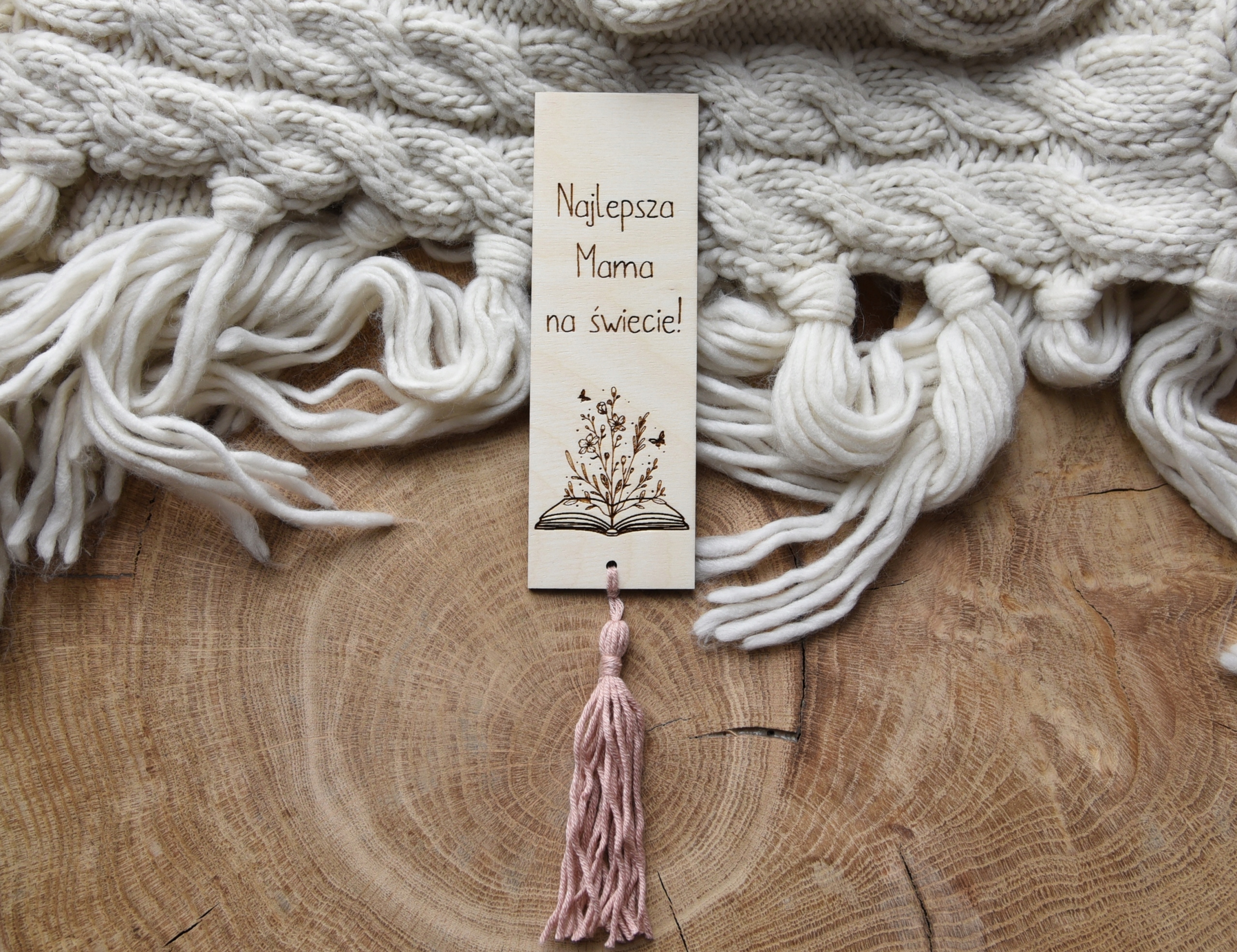 Zakładka do książek dla mamy grawer dzień mamy Marka Inna