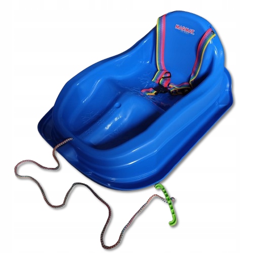 Ślizg Mini Sanki dla dzieci Saneczki dla maluszków do zjeżdżania Niebieskie