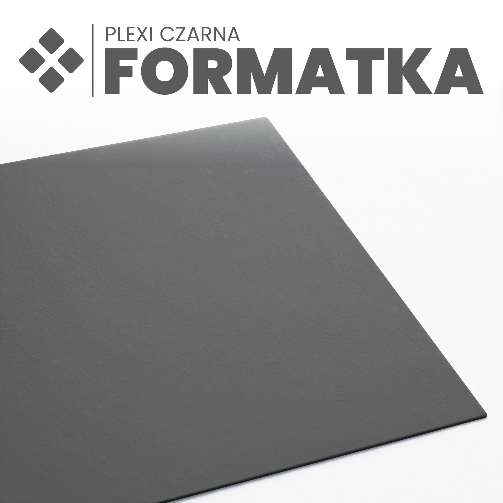 plexi czarna 60x40cm FORMATKA akrylowa PLEKSI PLEKSA PLEXA