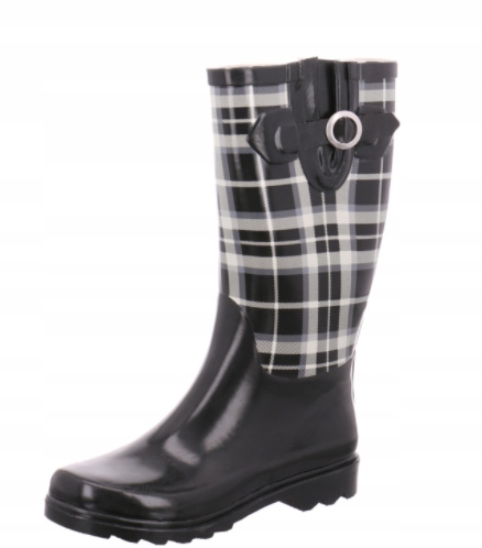 BECK KALOSZE W KRATKĘ DAMSKIE WYSOKIE 38 1ŻCA