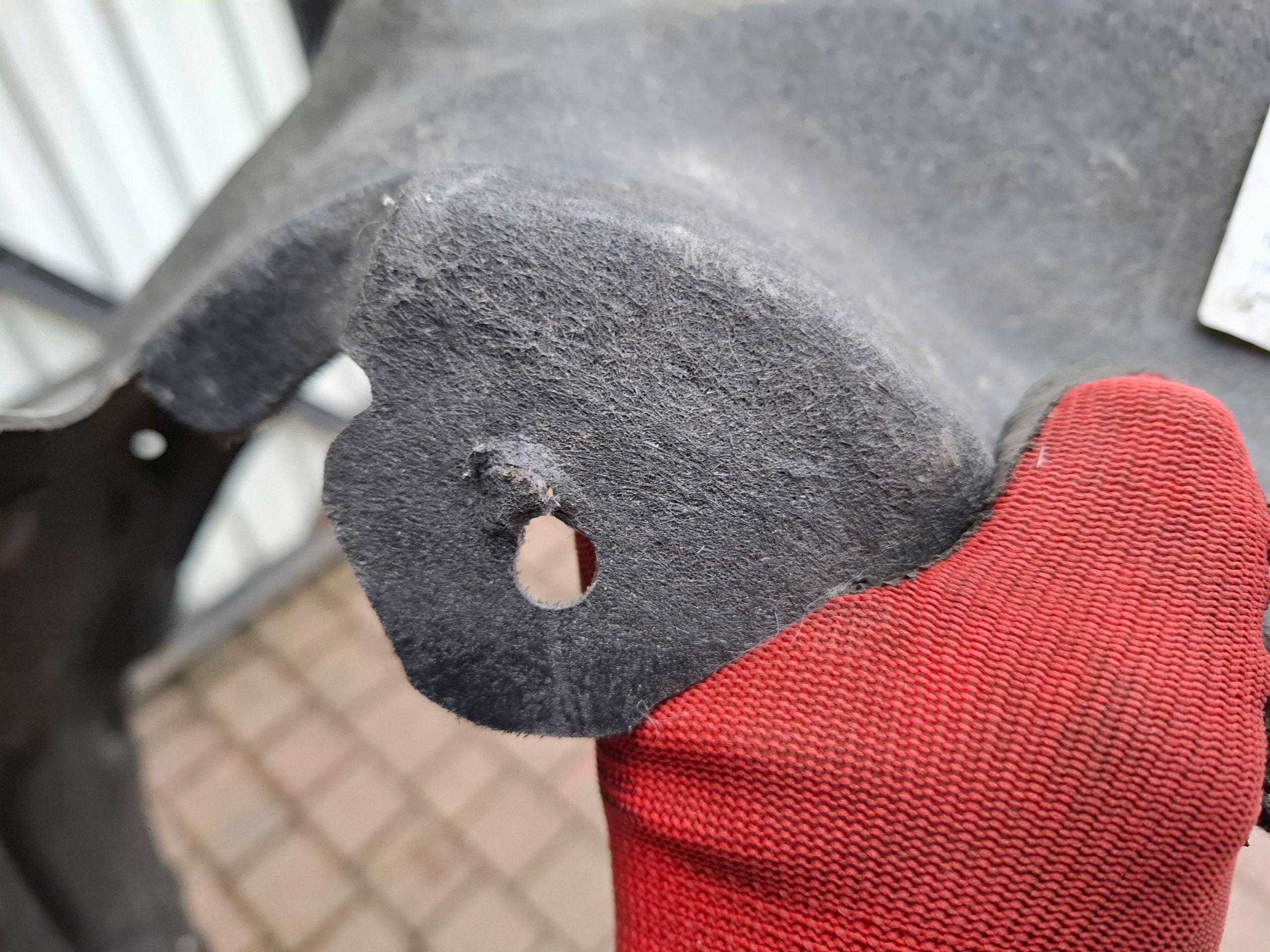 mudguard left rear part AUDI R8 22r 4S0810171C