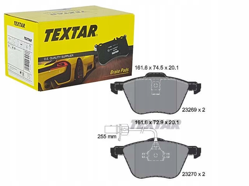 

Textar Klocki Hamulcowe Przód 2326903