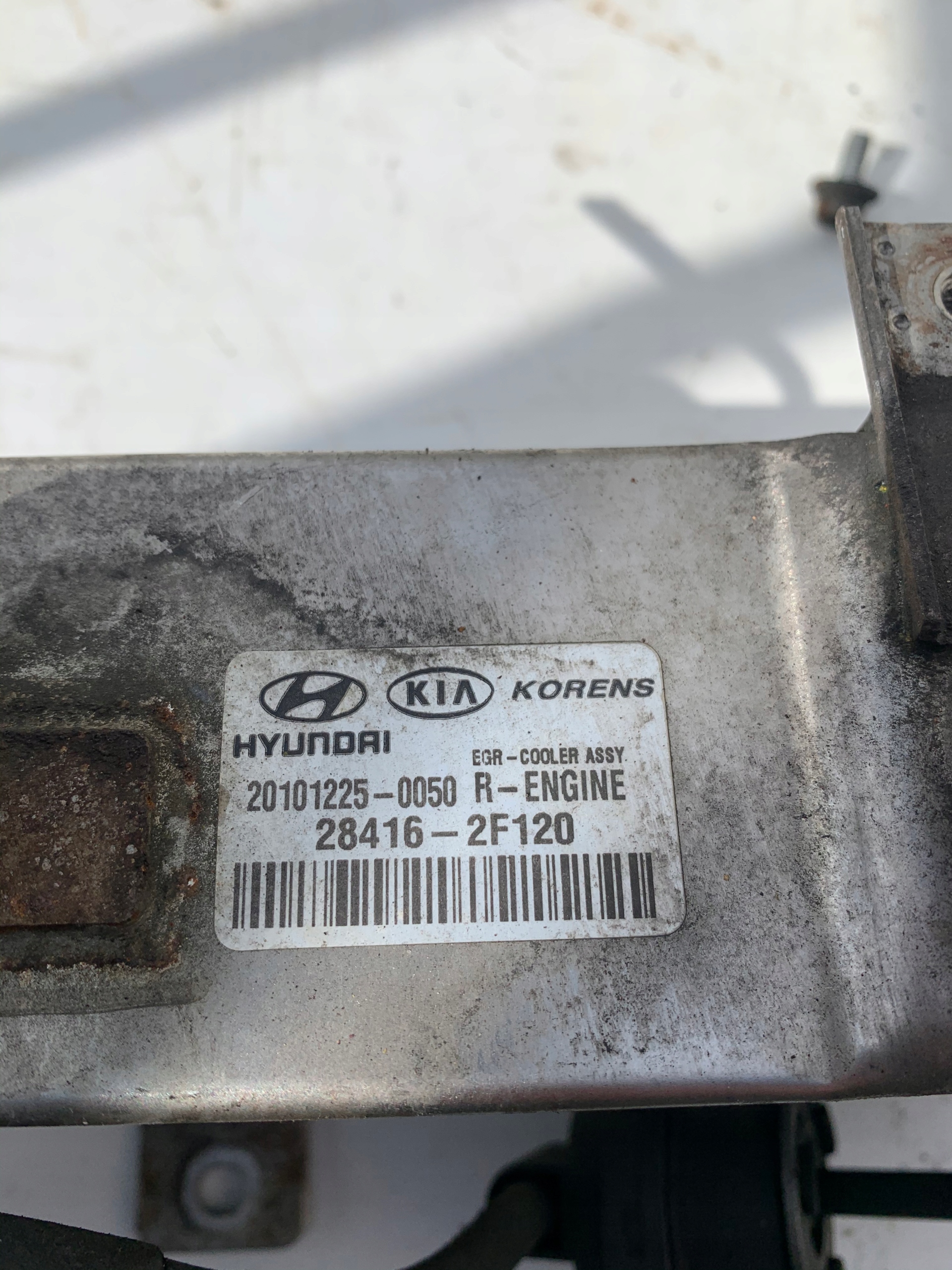 EGR Chlodnica28416-2F120 2.0CRDI HYUNDAI IX35