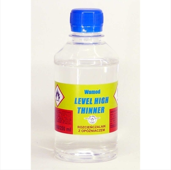 ROZCIEŃCZALNIK Z OPÓŹNIACZEM WAMOD LEVEL HIGH THINNER 250ML MR HOBBY COLOR