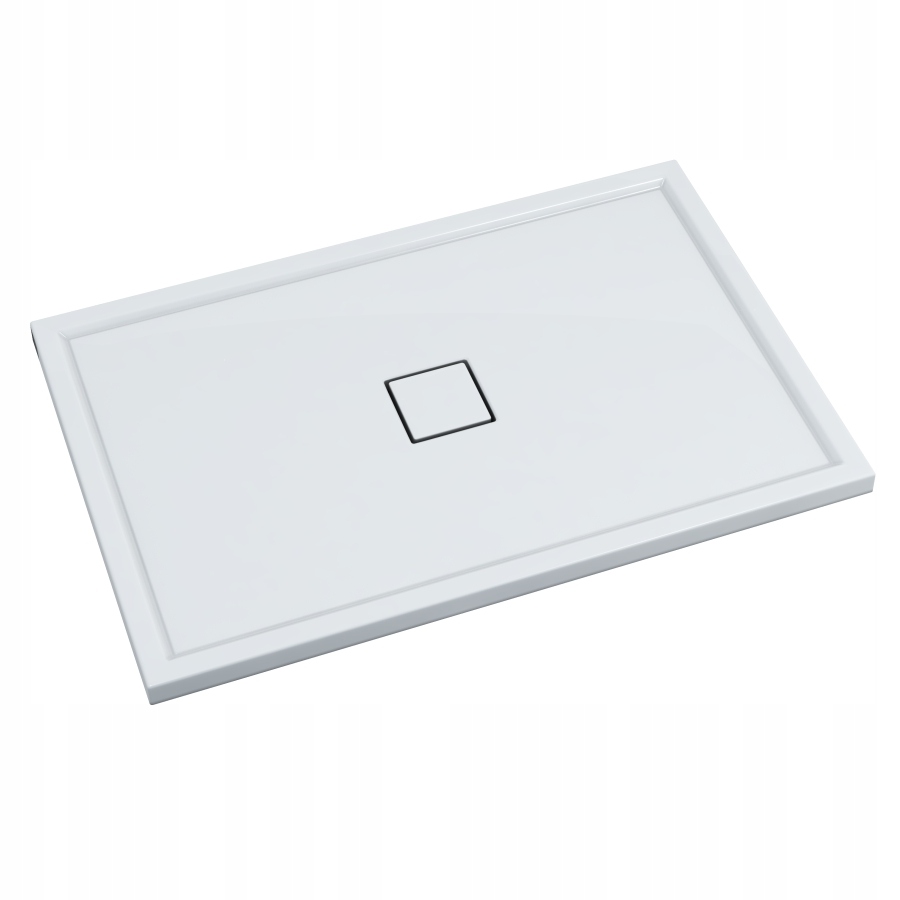 Kompozitní sprchová vanička Stabilsound Erida 80x100x5 cm bílá