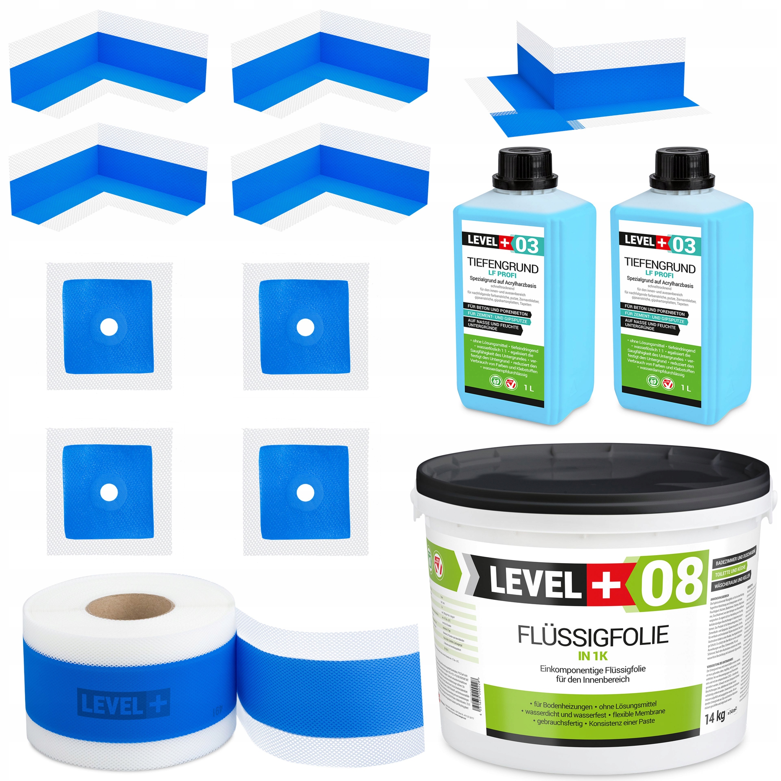 Fólie 14 kg Páska 15 m Hydroizolace Grunt 2 l