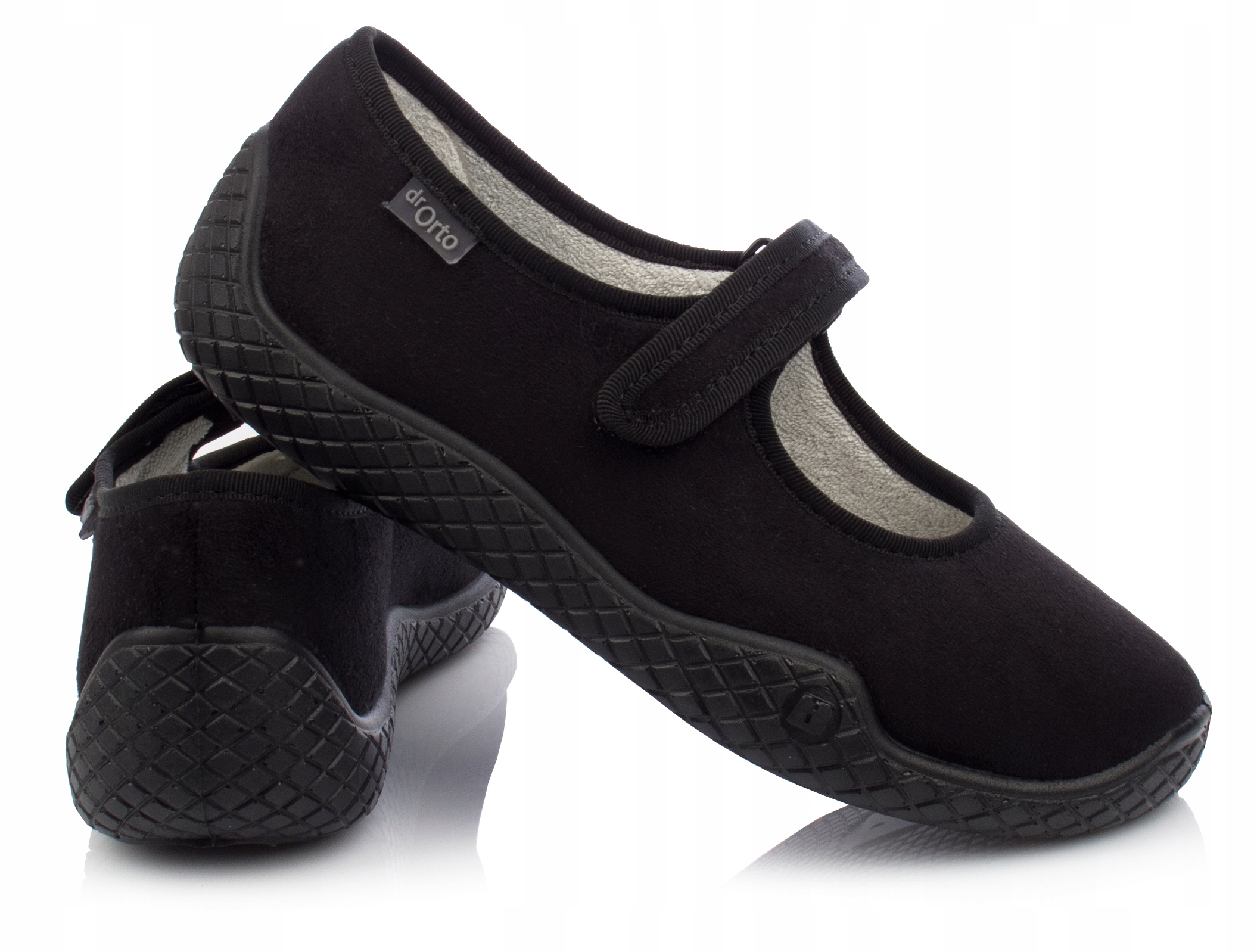 DR ORTO DAMSKIE BUTY PROFILAKTYCZNO ORTOPEDYCZNE ZDROWOTNE NA RZEP r. 41 Długość wkładki 26.1 cm