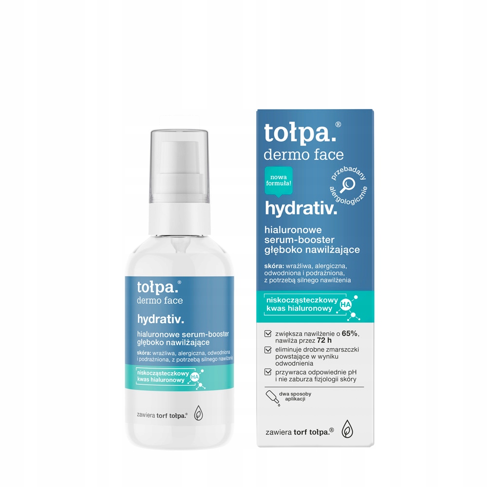 

Hialuronowe serum-booster nawilżające Tołpa 75 ml