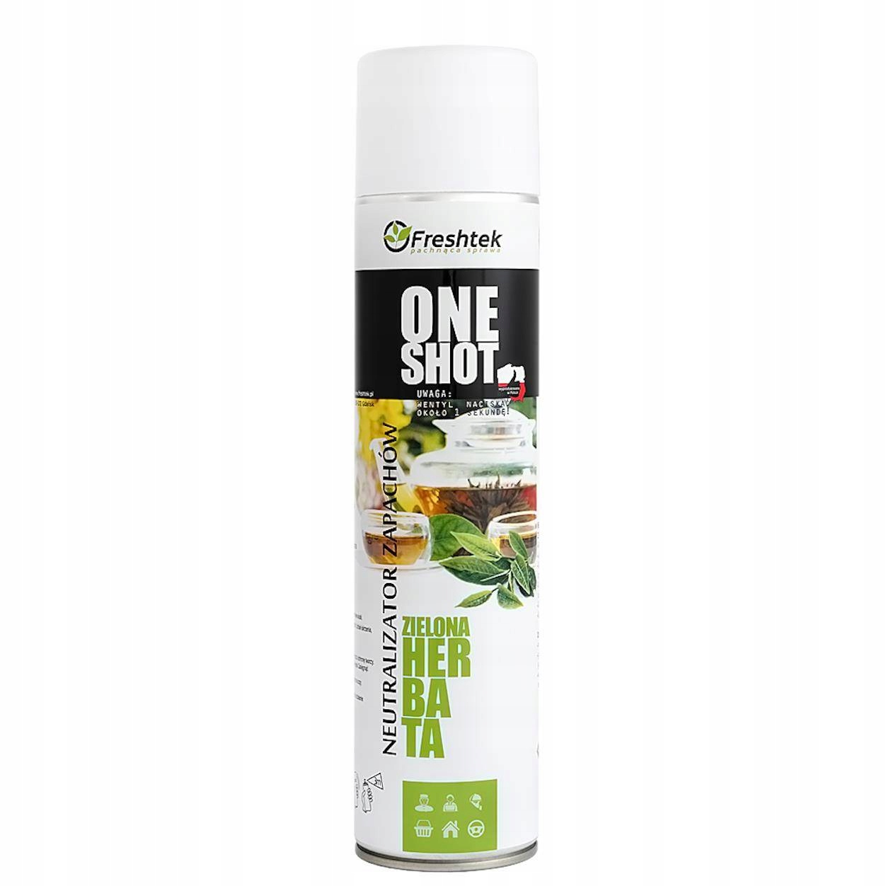 

Odświeżacz powietrza spray aerozol Freshtek 600ml