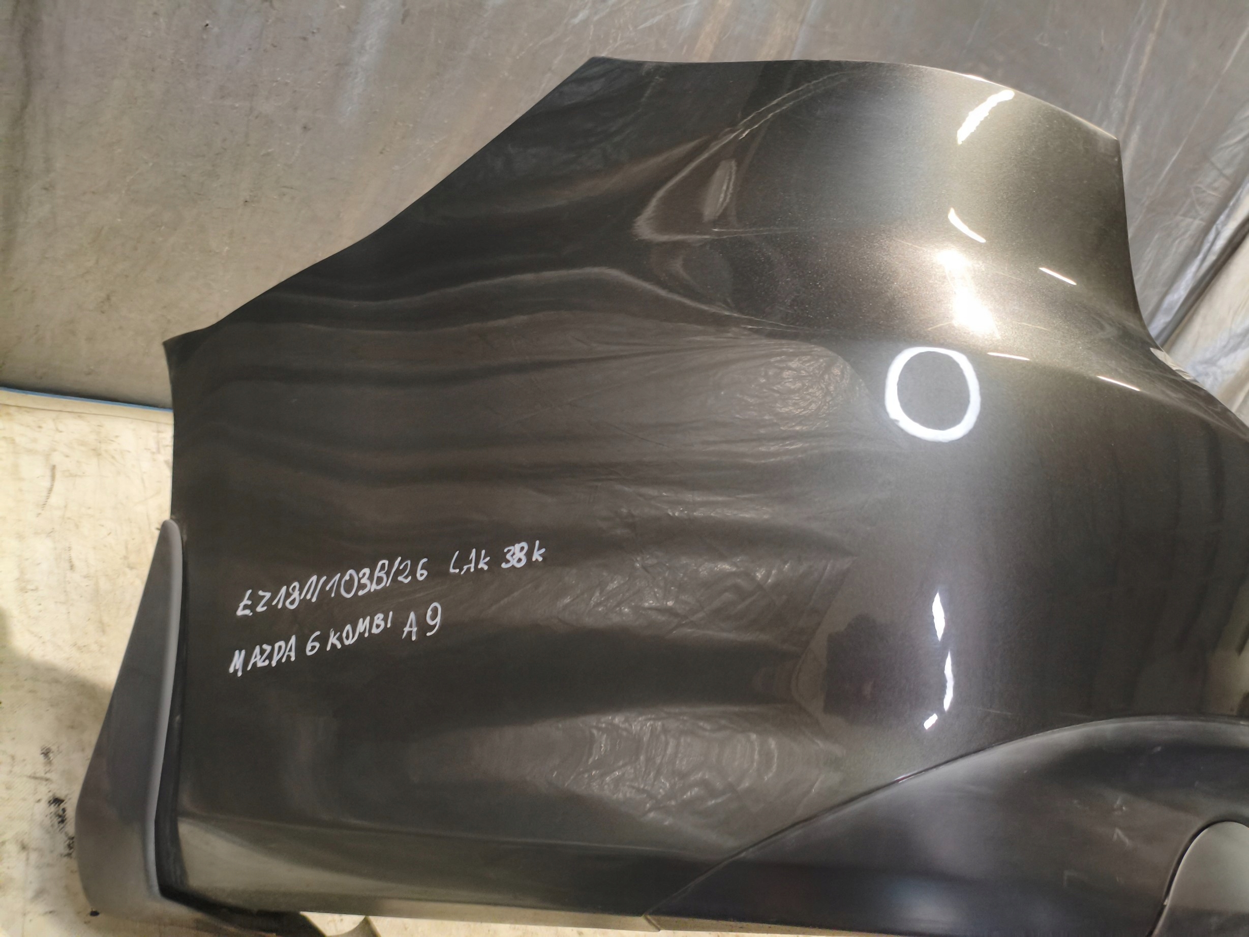 bumper rear part MAZDA 6 II 2 KOMBI LAKIER 38K