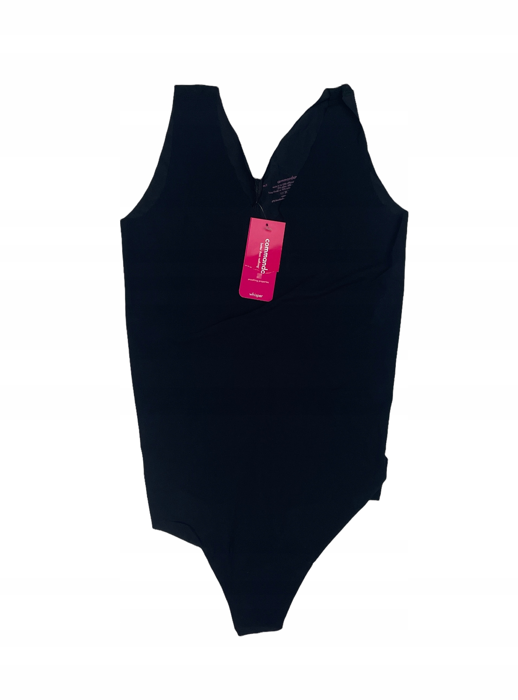 Černé bezešvé dámské body Commando M/L