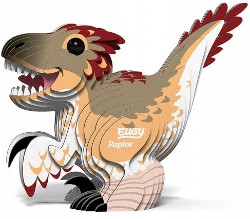 

Dinozaur Raptor układanka przestrzenna 3D Eugy 6+
