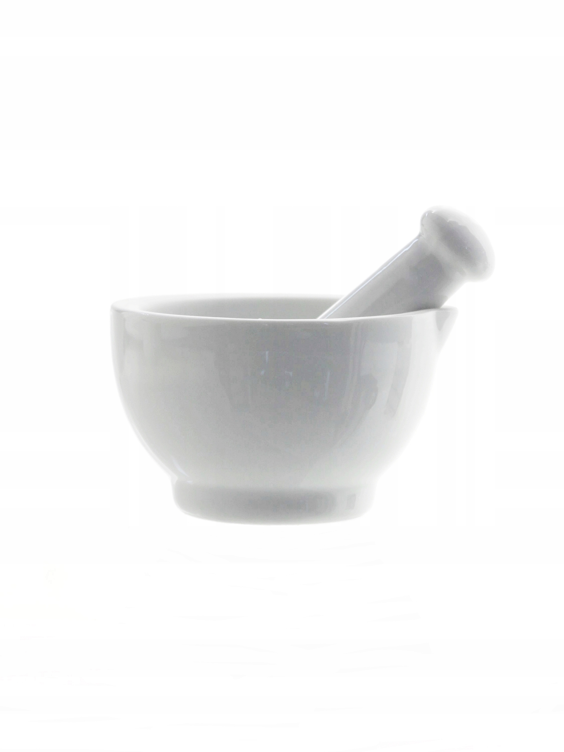 

Porcelanowy Moździerz Z Tłuczkiem Zgrabny 8 CM