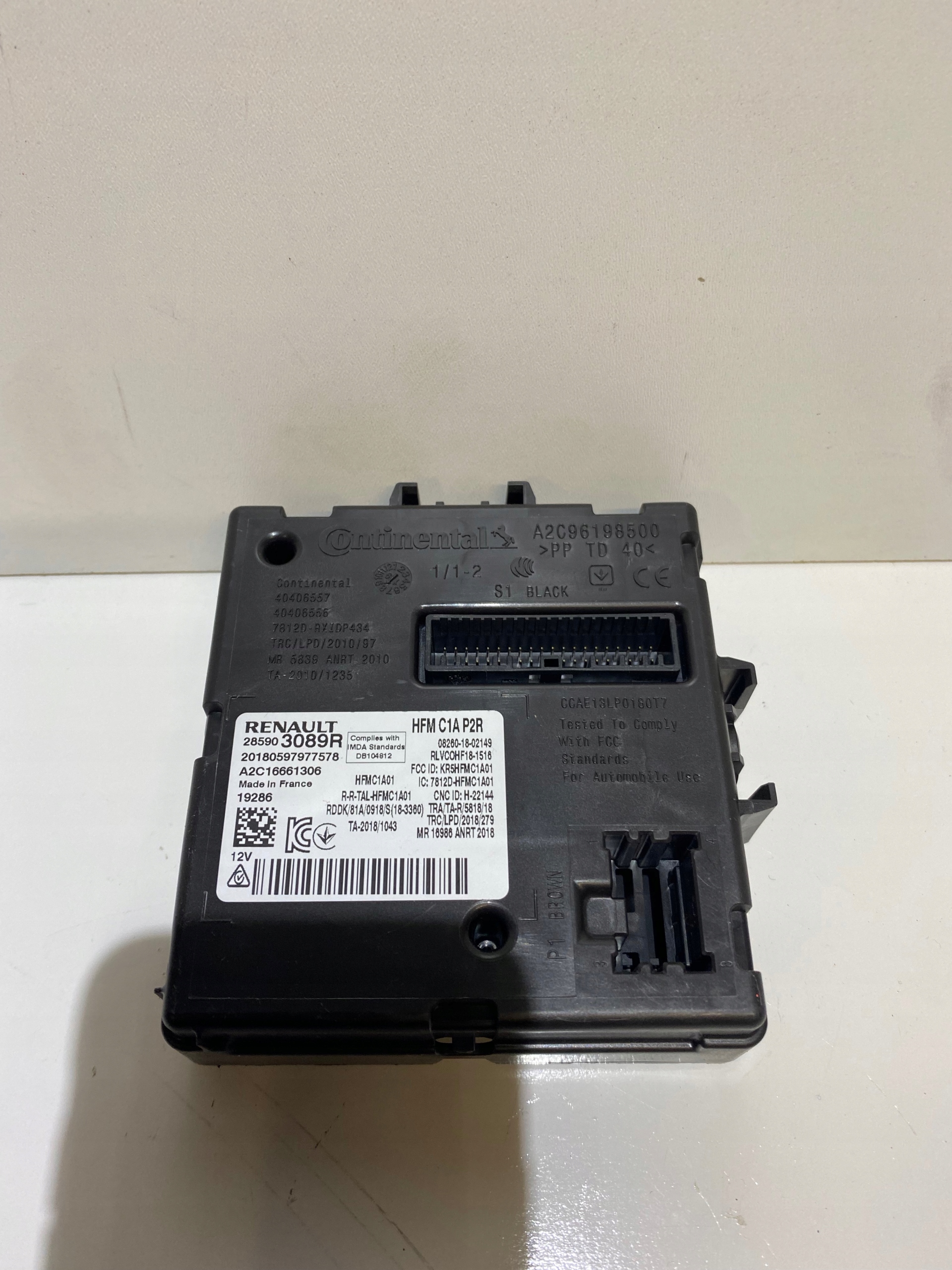 RENAULT MEGANE IV LIFT MODULE CONTROL UNIT 285903089R