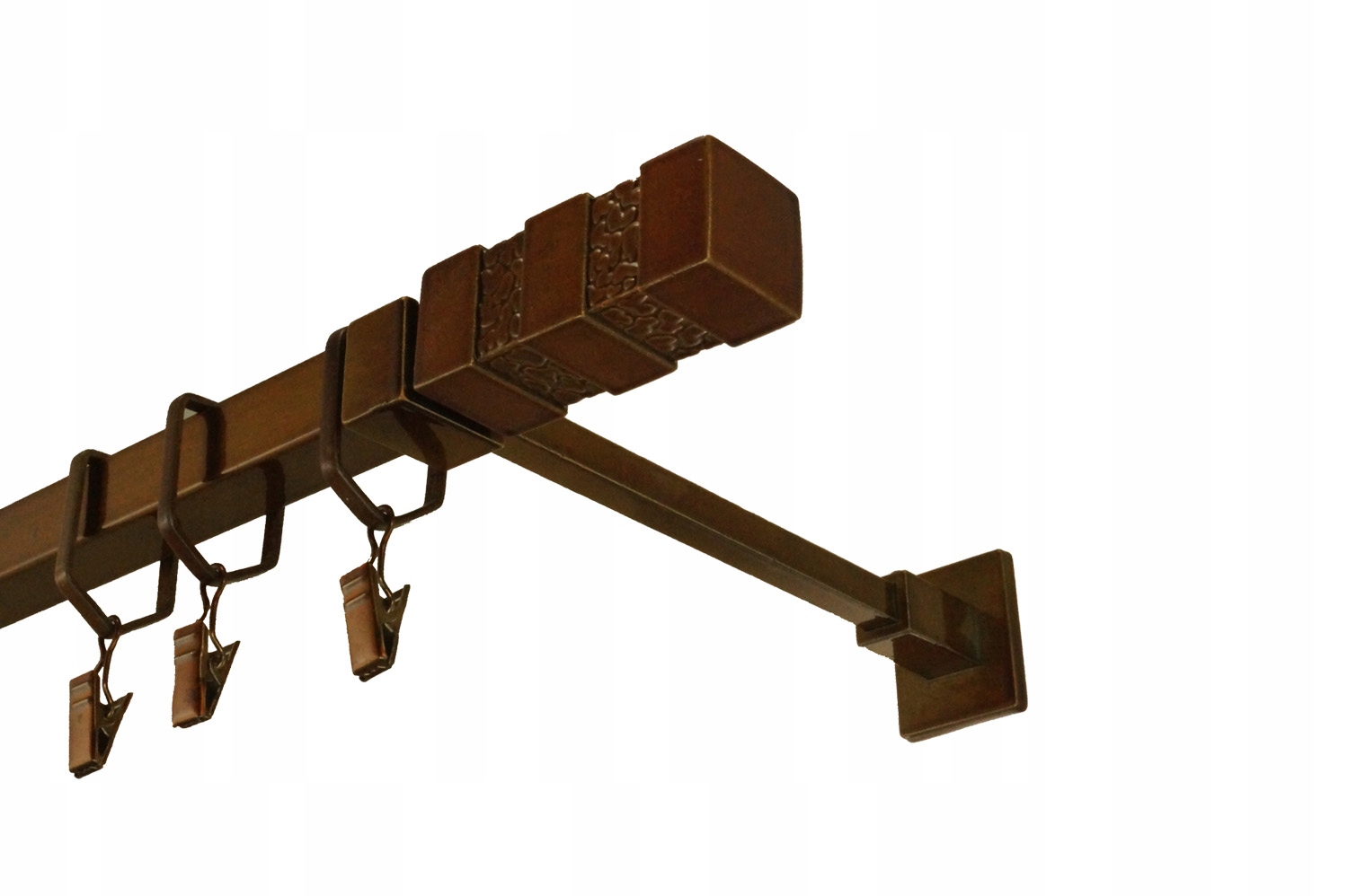 

Karnisz Metalowy Kwadro Pojedynczy 20x20 mm 220 cm