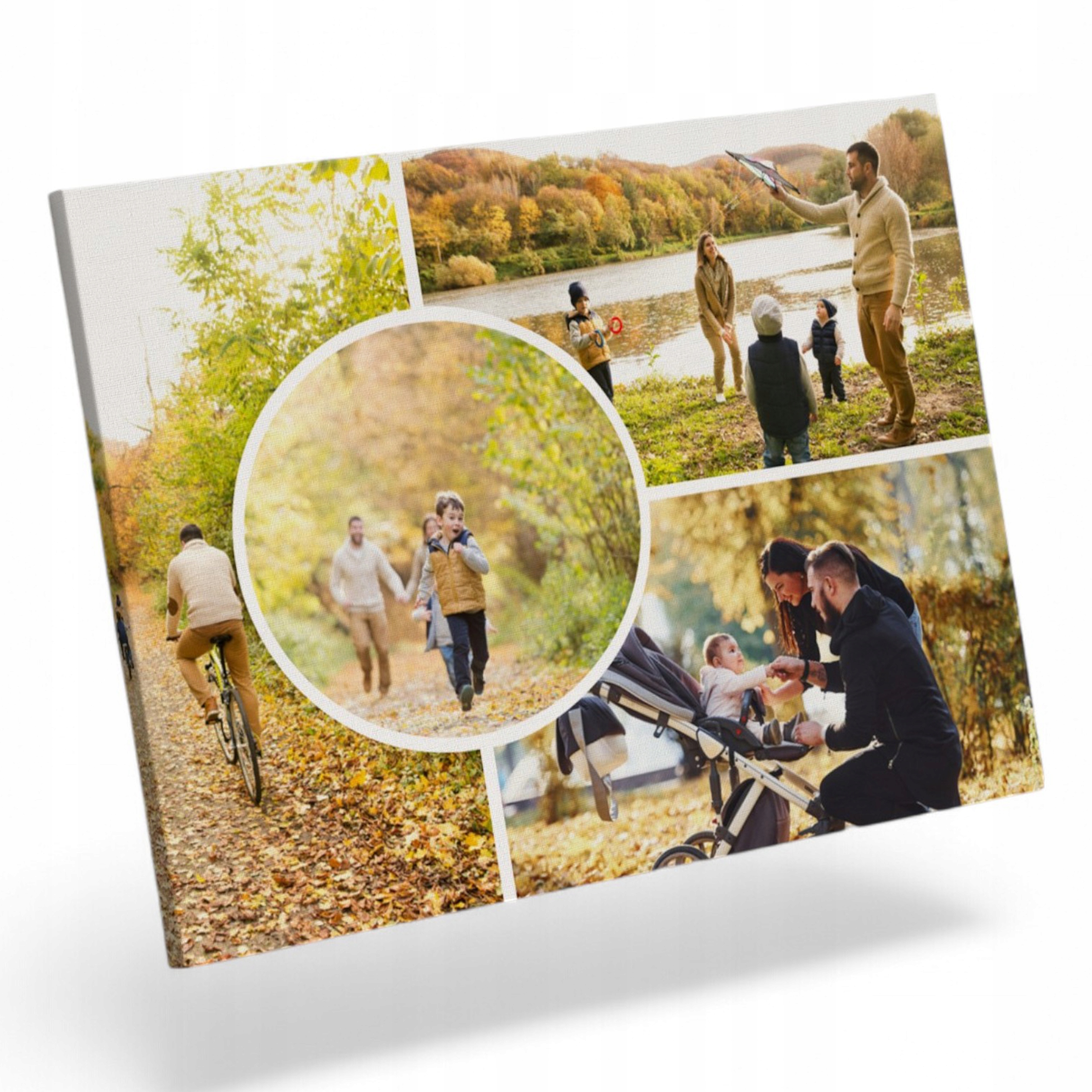 FOTO-obraz na plátně Vaše fotografie 60x40 Koláž Kreator Dárek Vzory