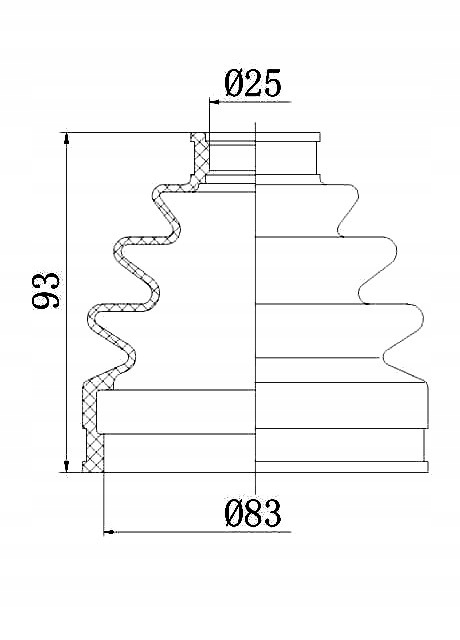 OSŁONA PRZEGUBU WEWNĘTRZNEGO FIAT DUCATO 2006-