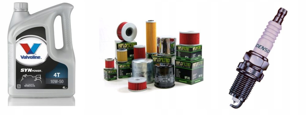 SUZUKI GSX 1300 R HAYABUSA 99-07 olej filtr świece