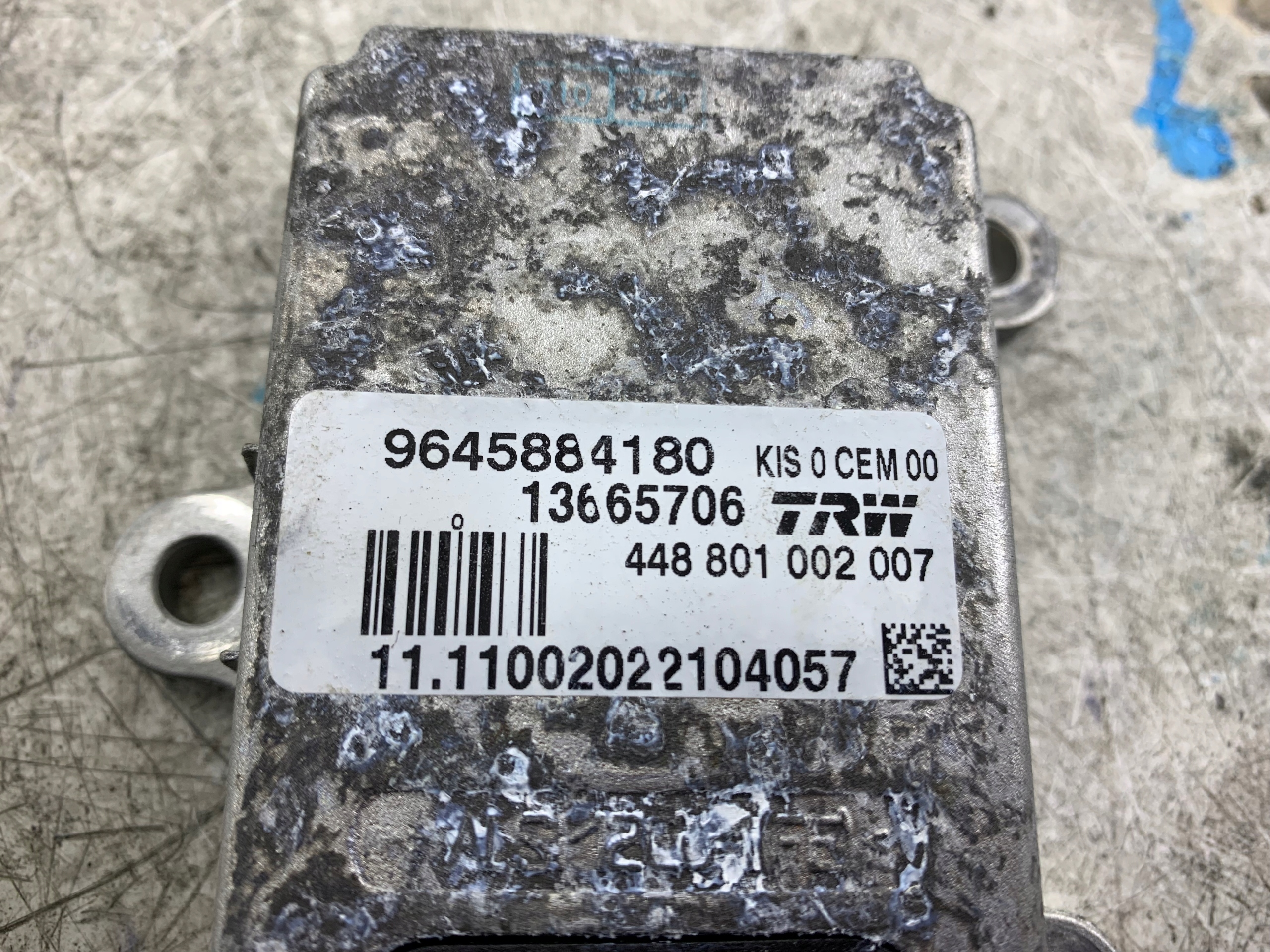 PEUGEOT 407 2.0 HDI sensor module ESP 9645948980