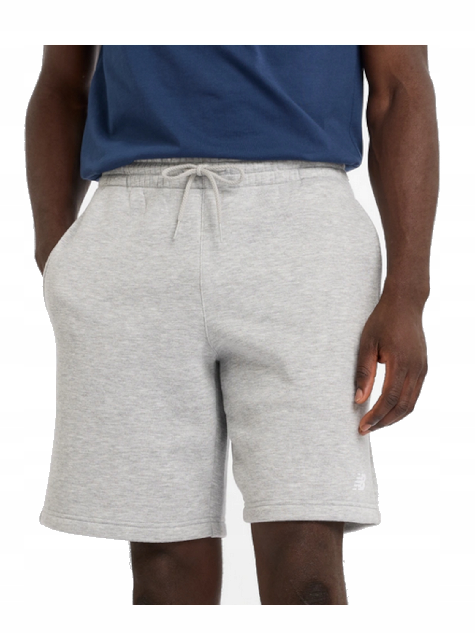 Pánské Kraťasy New Balance MS43903AG, bavlněné, šedé, velikost M