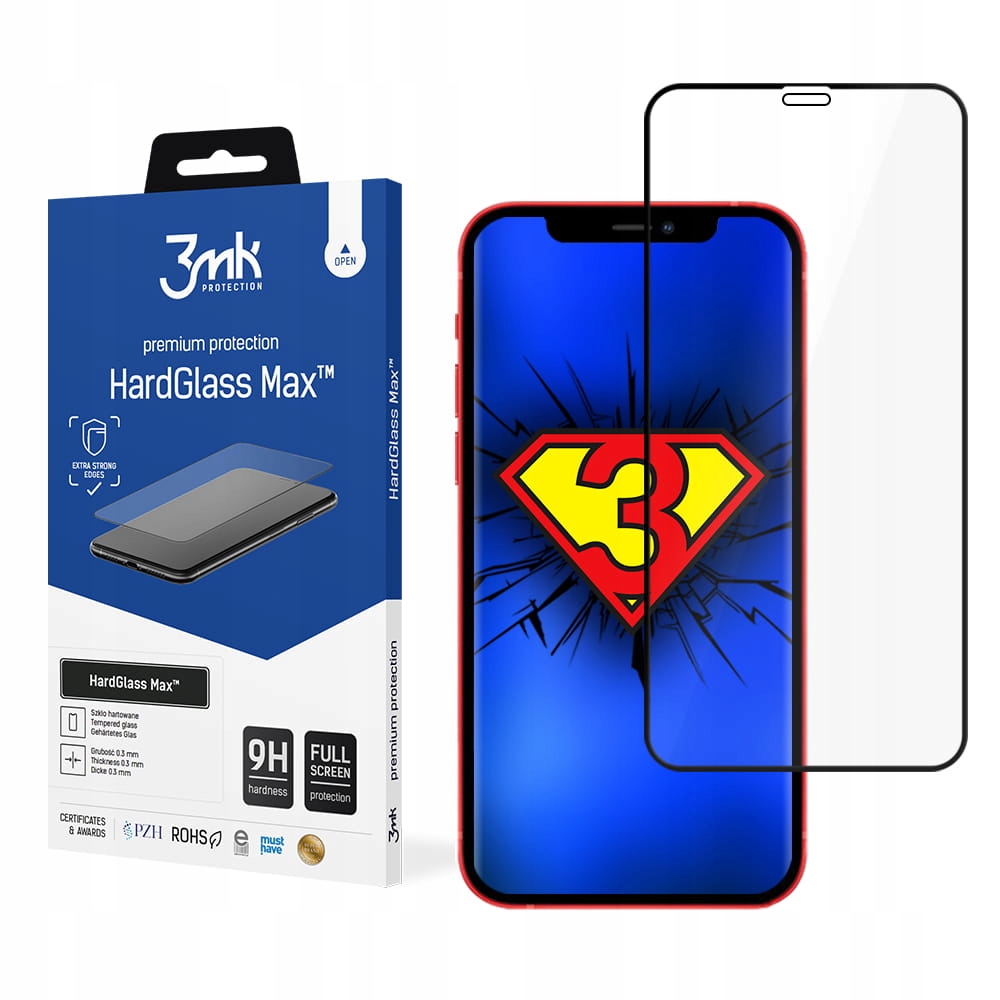 

Szkło hartowane na ekran do iPhone 12 Pro Max 3mk