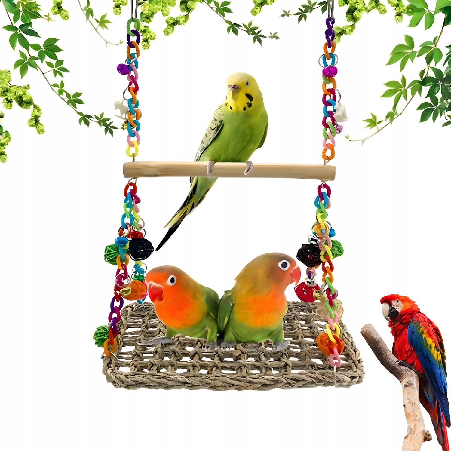 Levně Hračky Pro Papouška Ptáků Platforma Cvičení Rovnováha Koordinace Pohybu