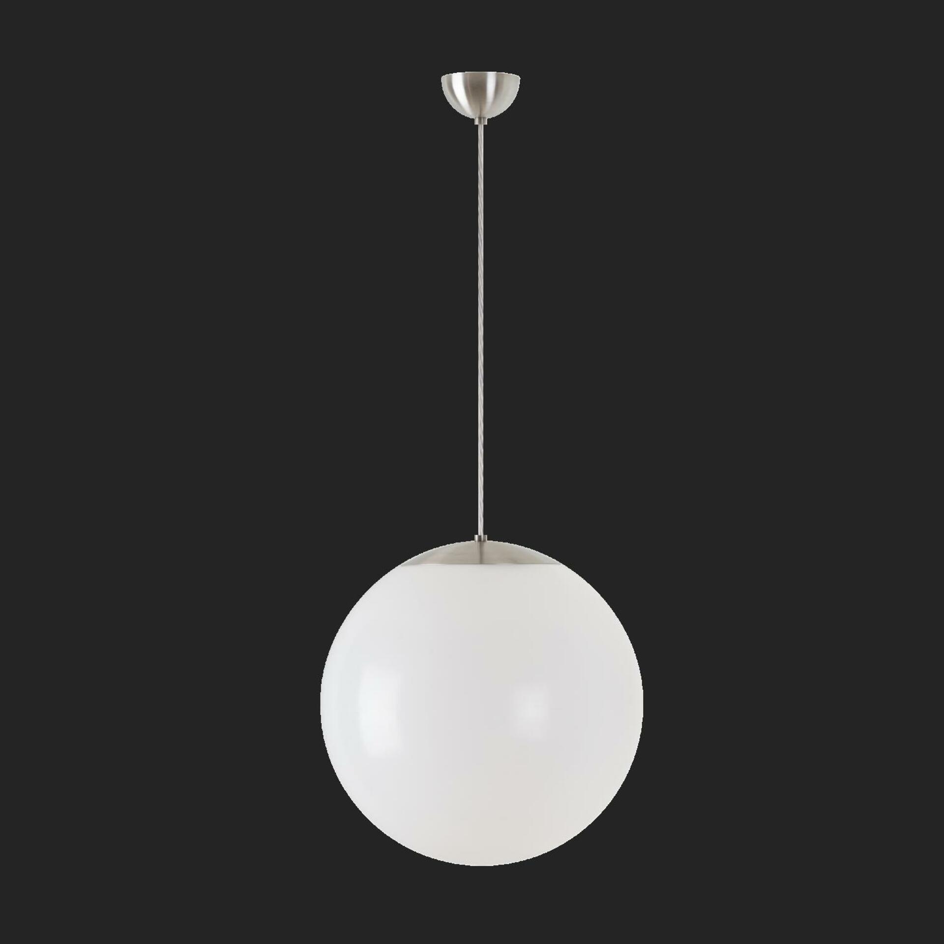 Osmont 64318 Isis S3 Pm závesné plastové svietidlo nerez brúsená biela IP4