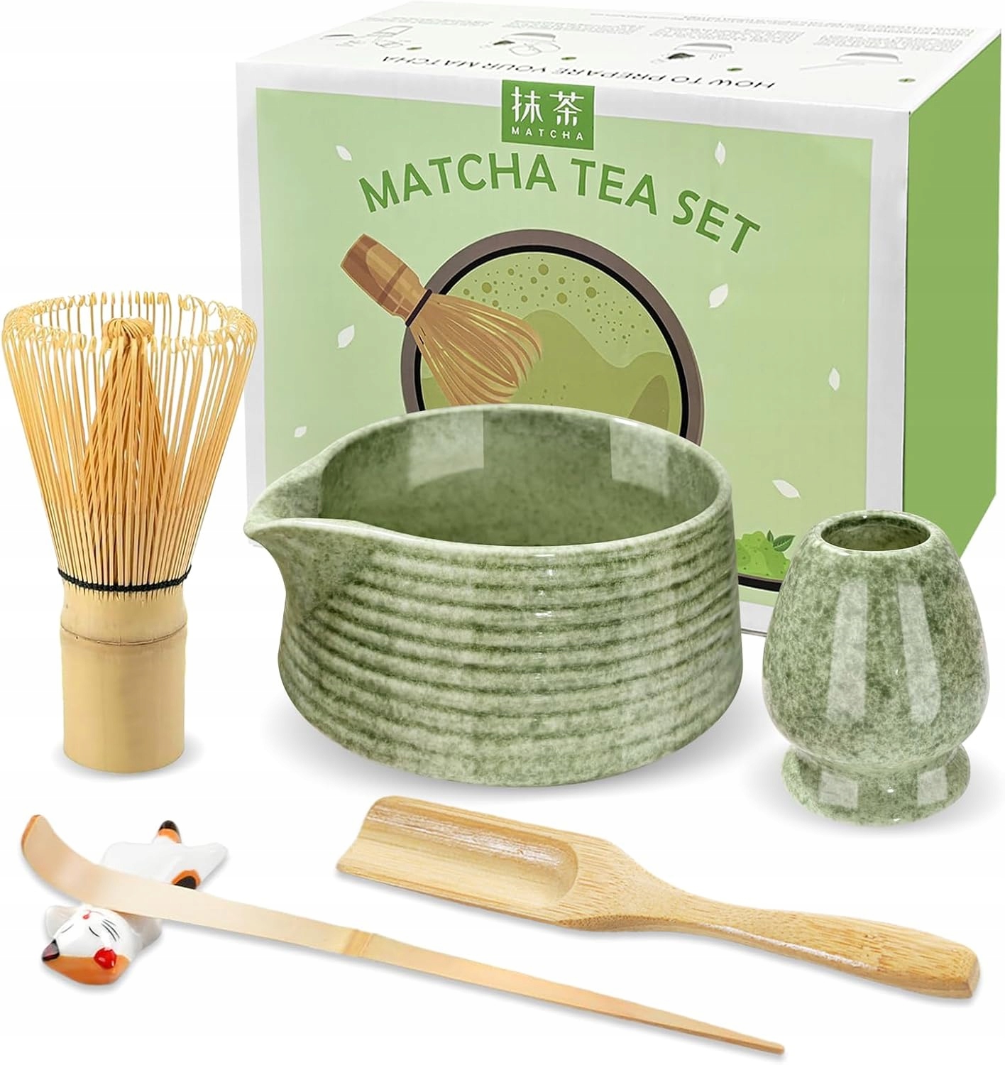 Sada Šlehacích Metliček Matcha Kompletní Dárek Pro Milovníka Matchy