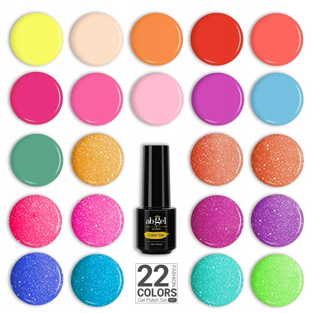 LAKIER ŻELOWY HYBRYDOWY ZESTAW 20szt +3 GRATISy EAN (GTIN) 6097711290268