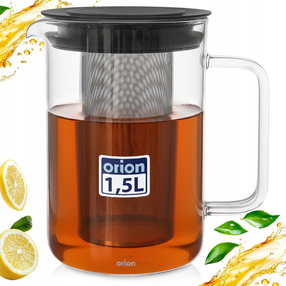 Levně Konvice Na Přípravu Čaje A Bylinkových Nálevů Spařovací Jednotka Skleněná 1,55 L